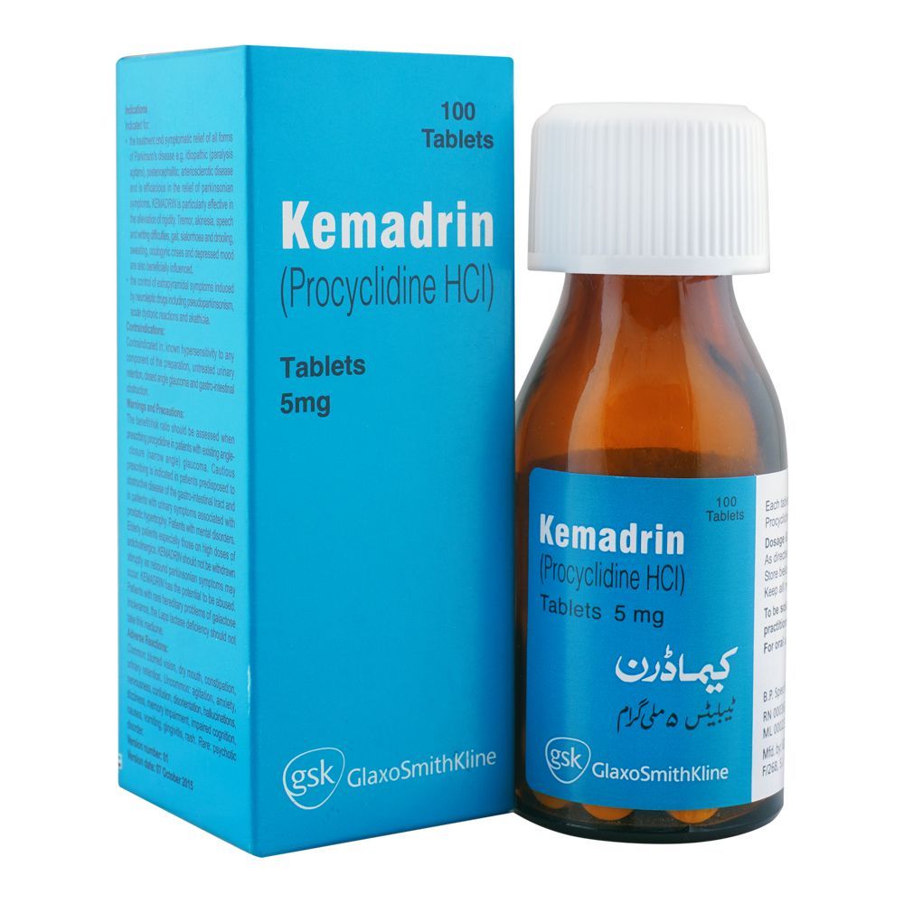 KEMADRIN cpr 5 mg fl 100 pce