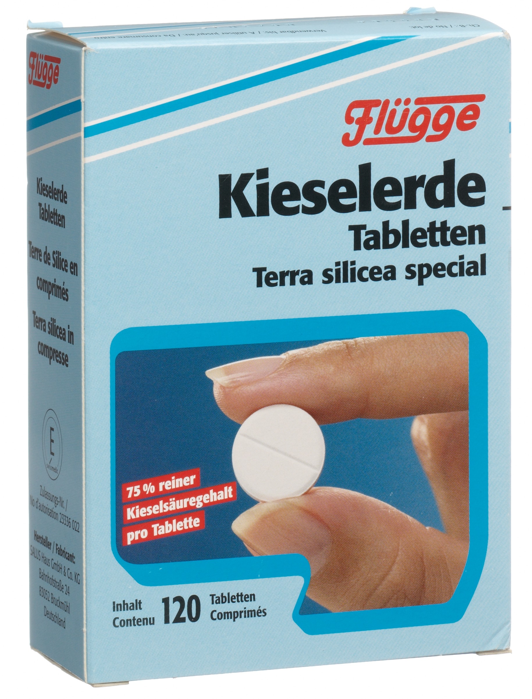 Flügge Kieselerde, Tabletten