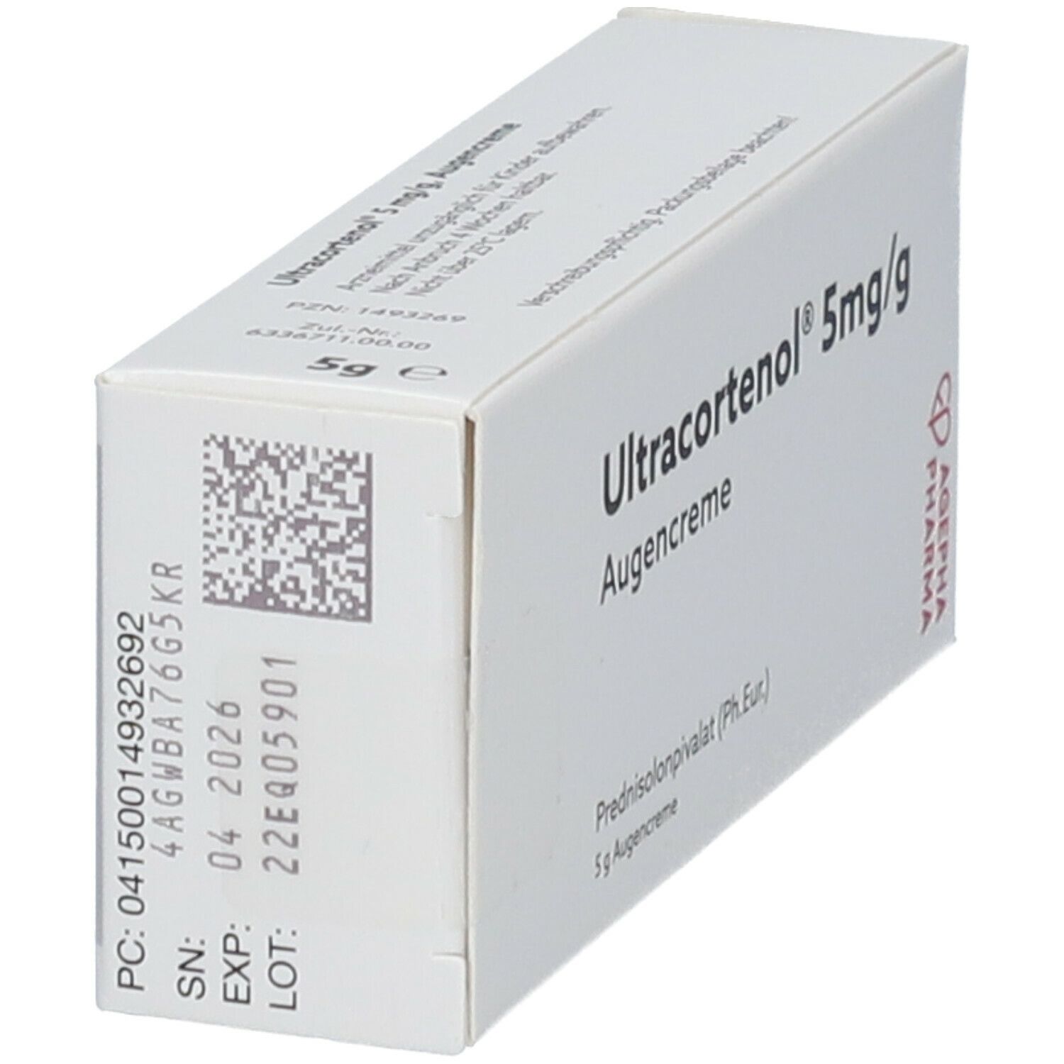 ULTRACORTENOL ong opht tb 5 g