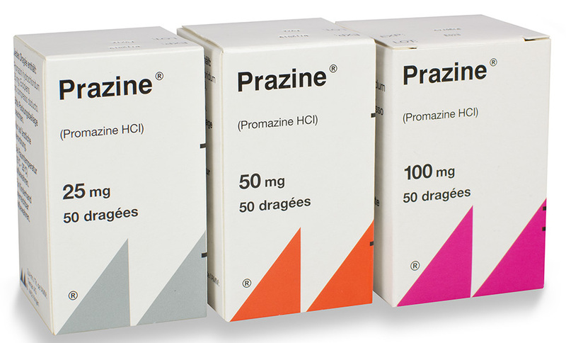 PRAZINE drag 50 mg bte 50 pce