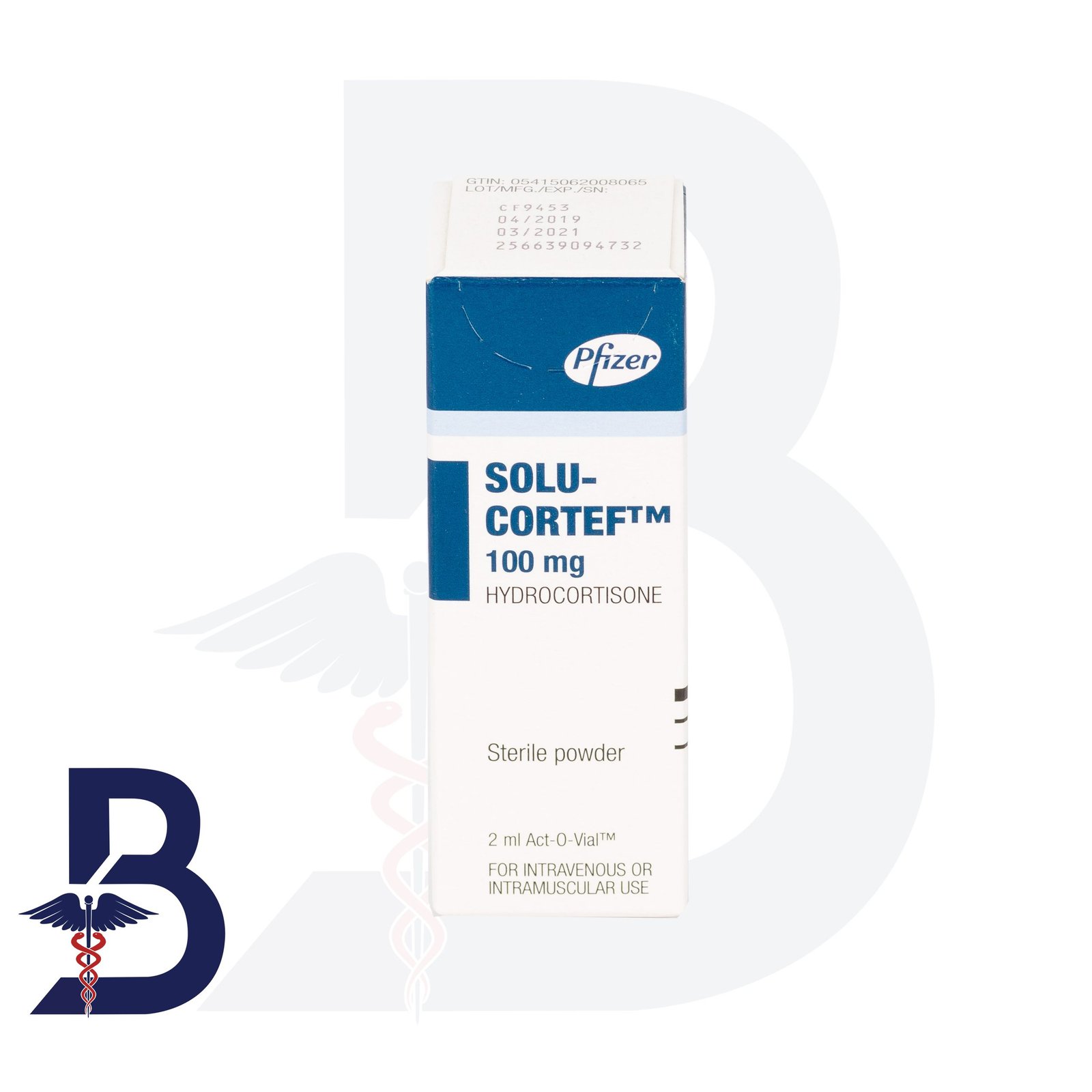 SOLU-CORTEF subst sèche 100 mg av solv 2 ml