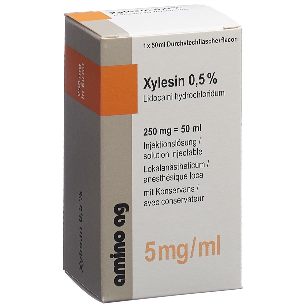 XYLESINE sol inj 250 mg/50ml a cons 50 ml