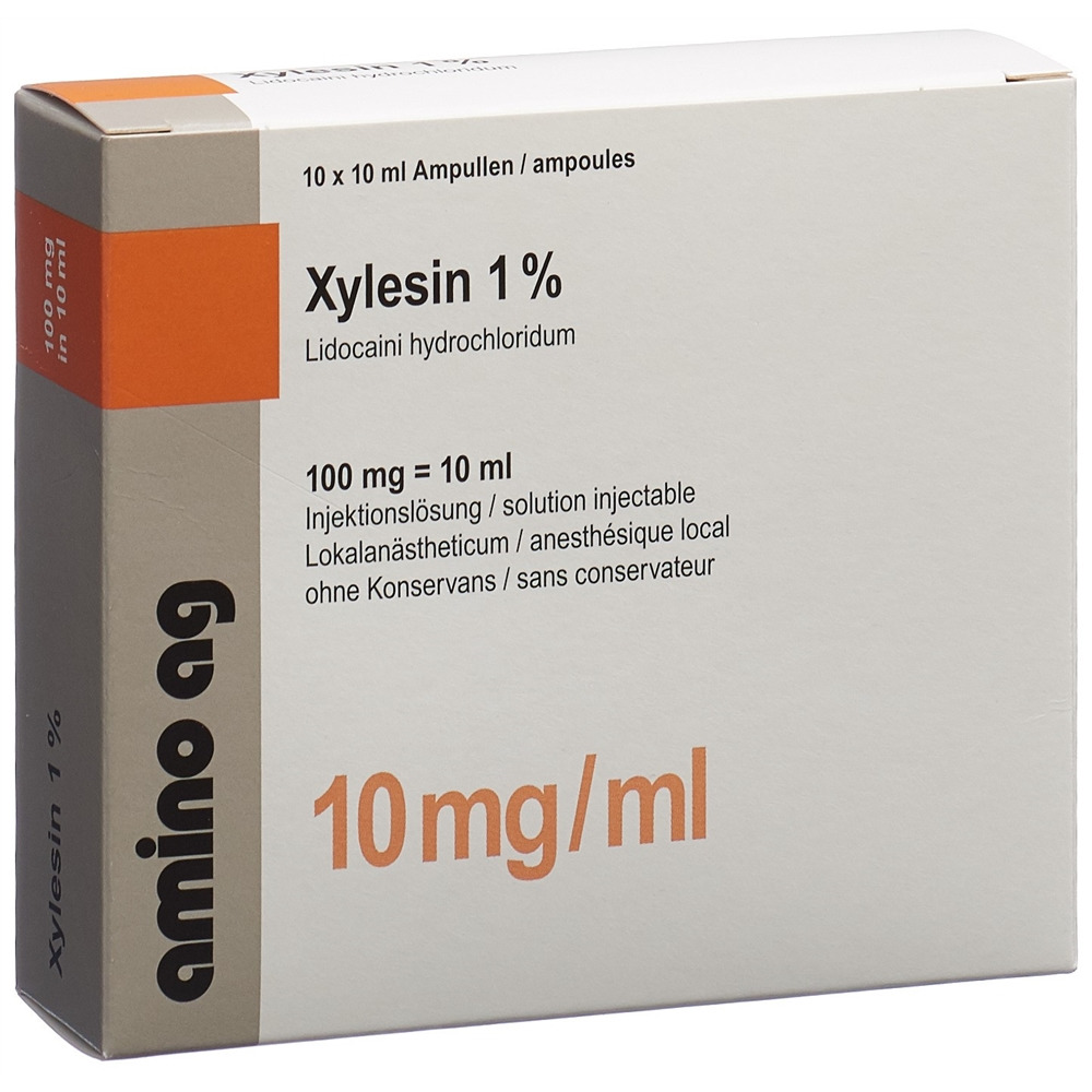 XYLESINE sol inj 100 mg/10ml 10 amp 10 ml
