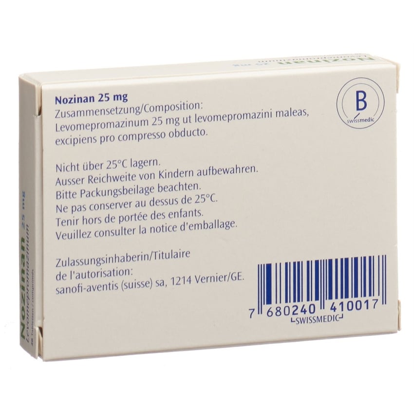 NOZINAN cpr pell 25 mg 20 pce