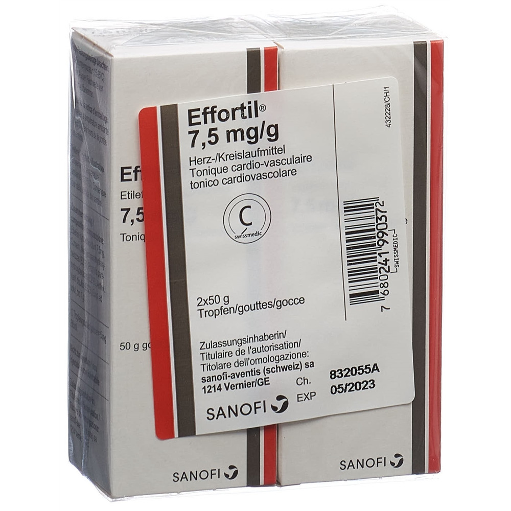 EFFORTIL gouttes 7.5 mg/g 2 x 50 g