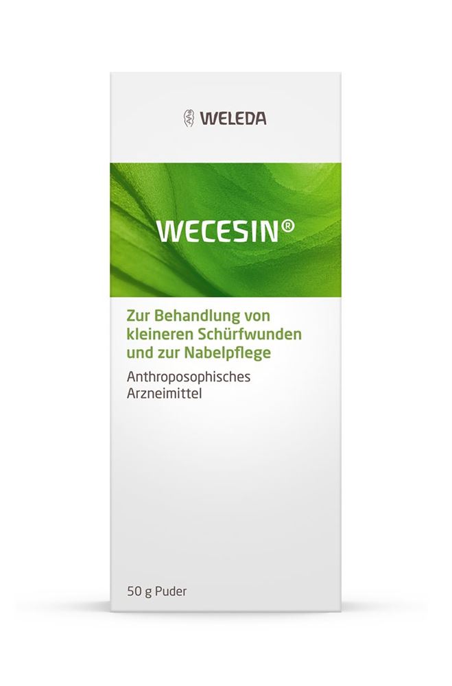 Wecesin, Pulver zur Anwendung auf der Haut