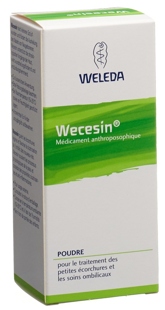 Wecesin, Pulver zur Anwendung auf der Haut