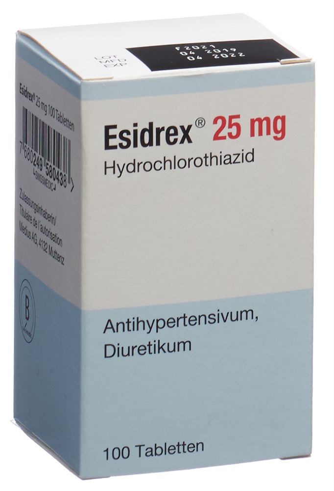 ESIDREX cpr 25 mg 100 pce