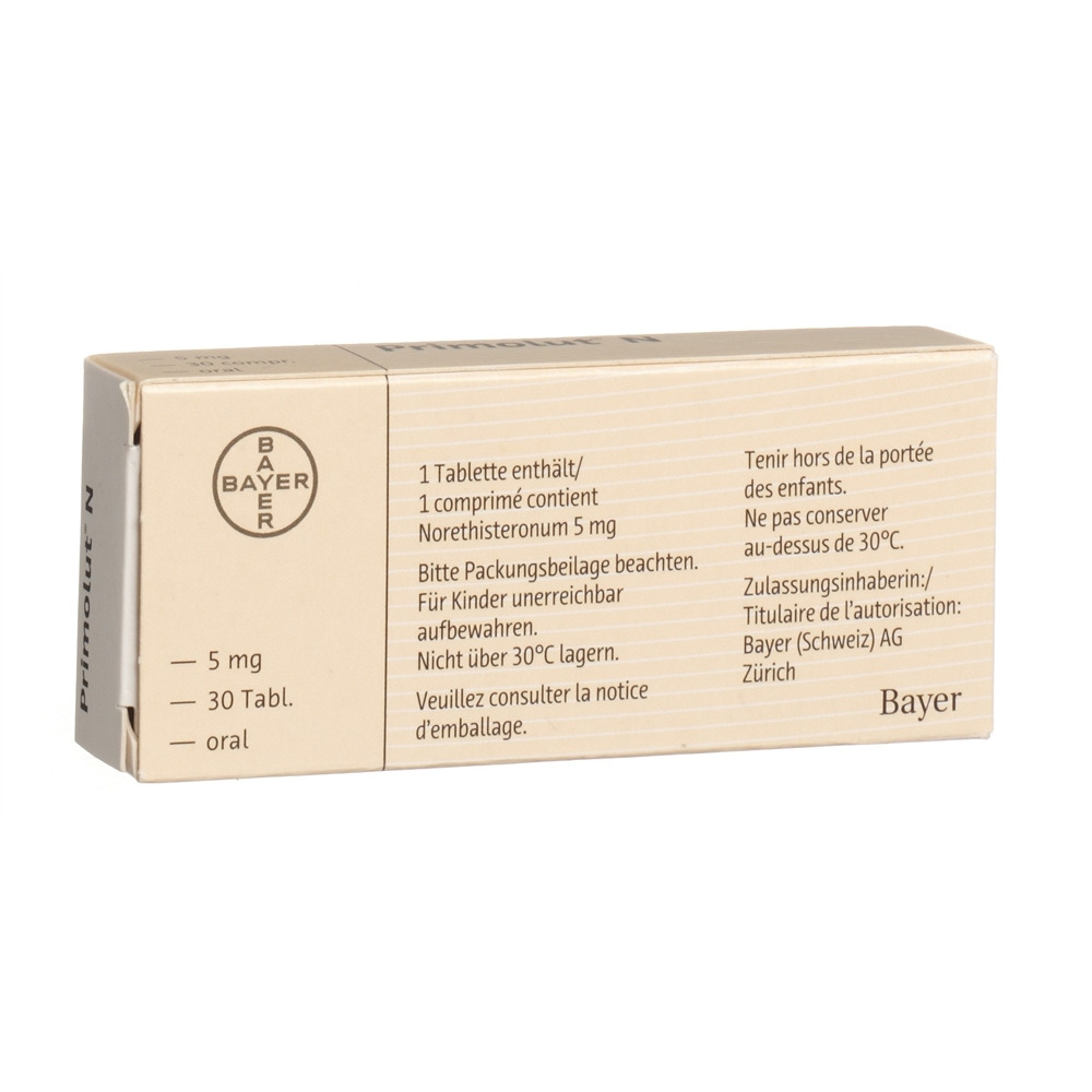 PRIMOLUT N cpr 5 mg 30 pce