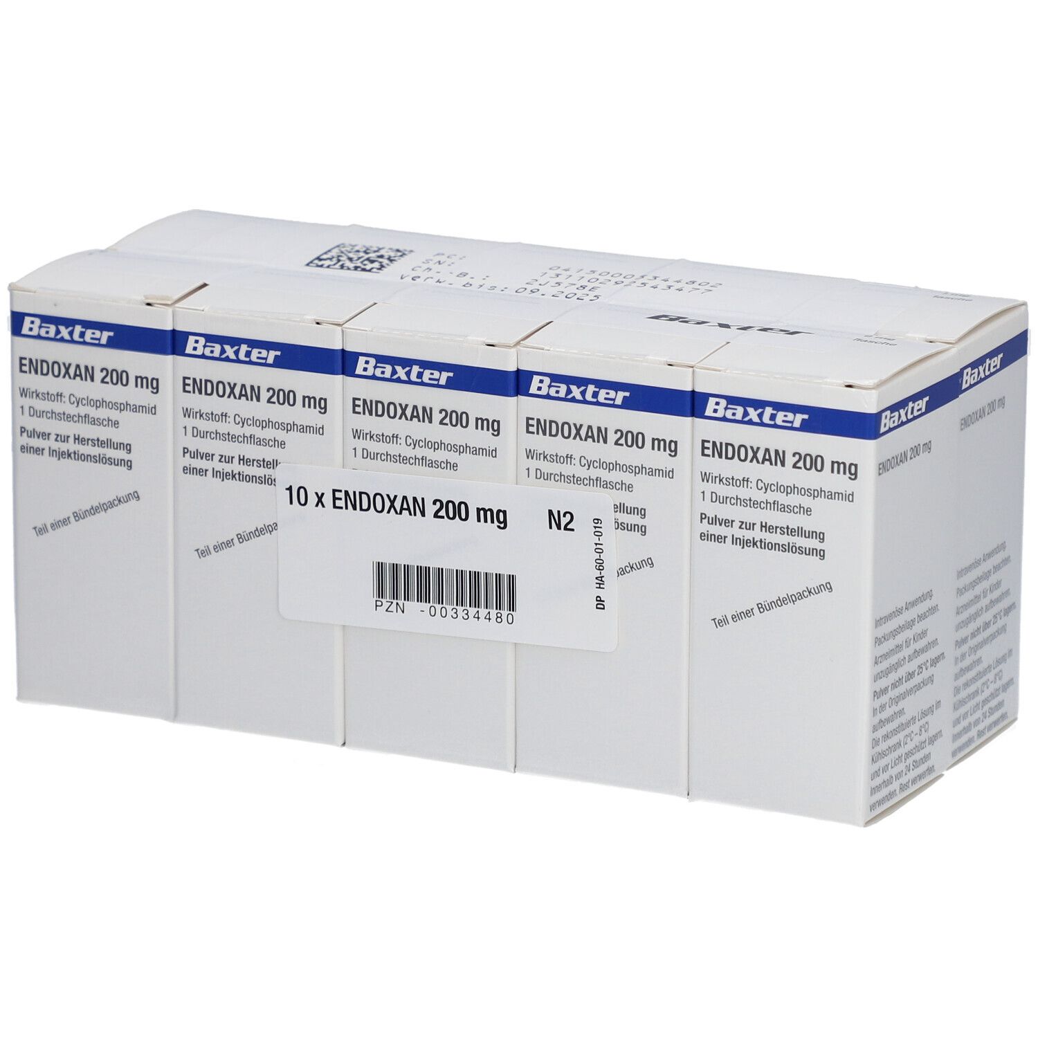 ENDOXAN subst sèche 200 mg flac