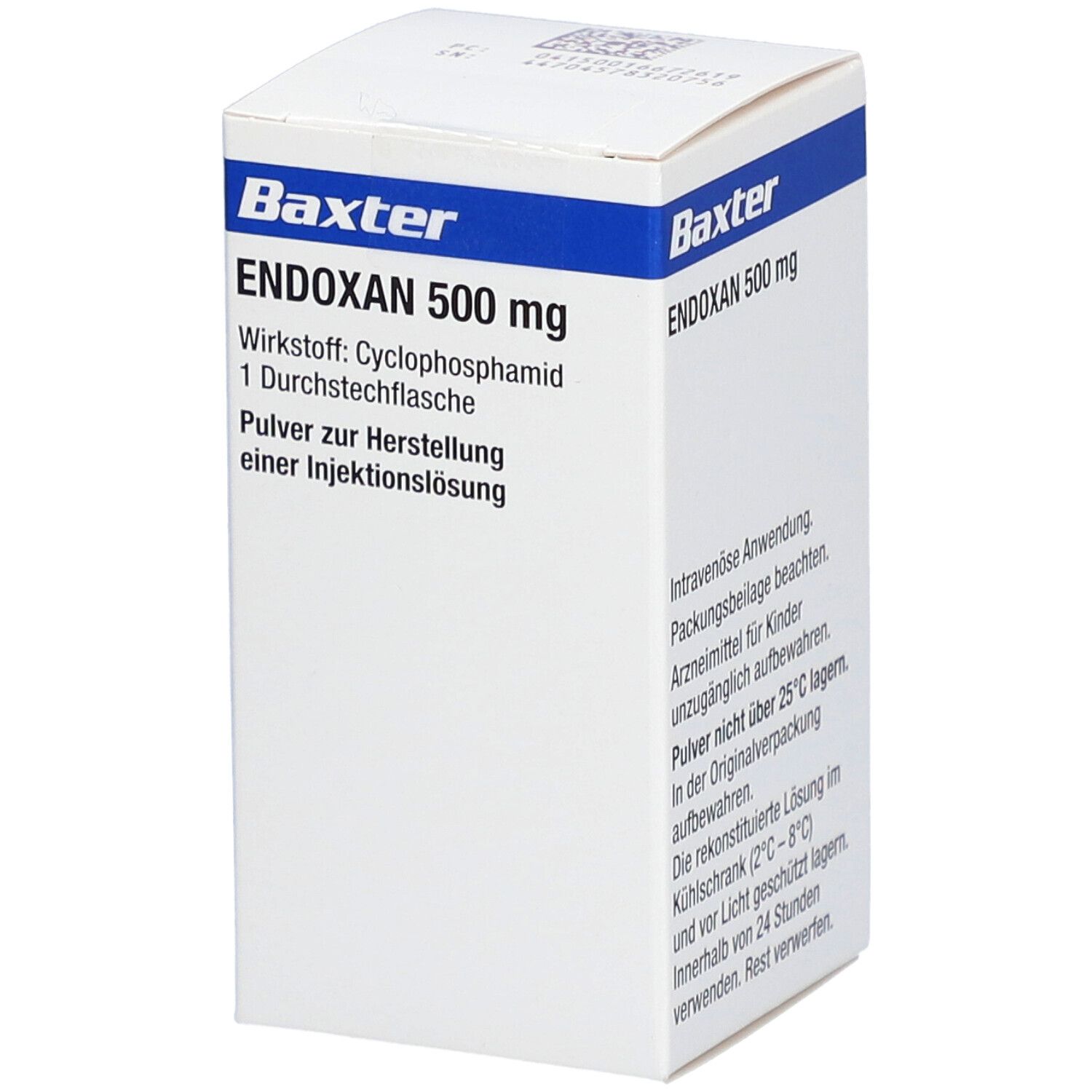 ENDOXAN subst sèche 500 mg flac