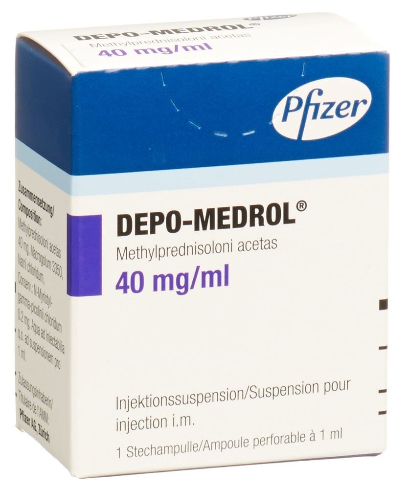 DEPO-MEDROL susp inj 40 mg/ml flac 1 ml