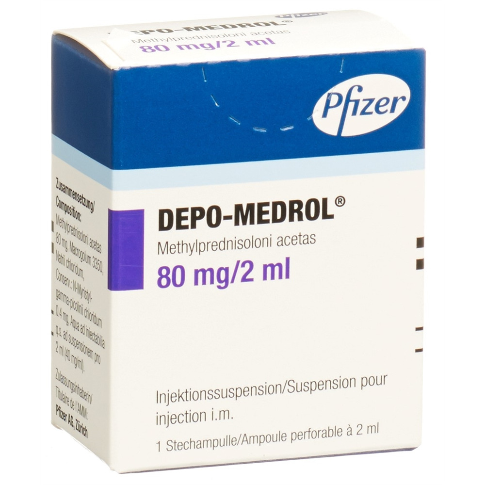 DEPO-MEDROL susp inj 80 mg/2ml flac 2 ml