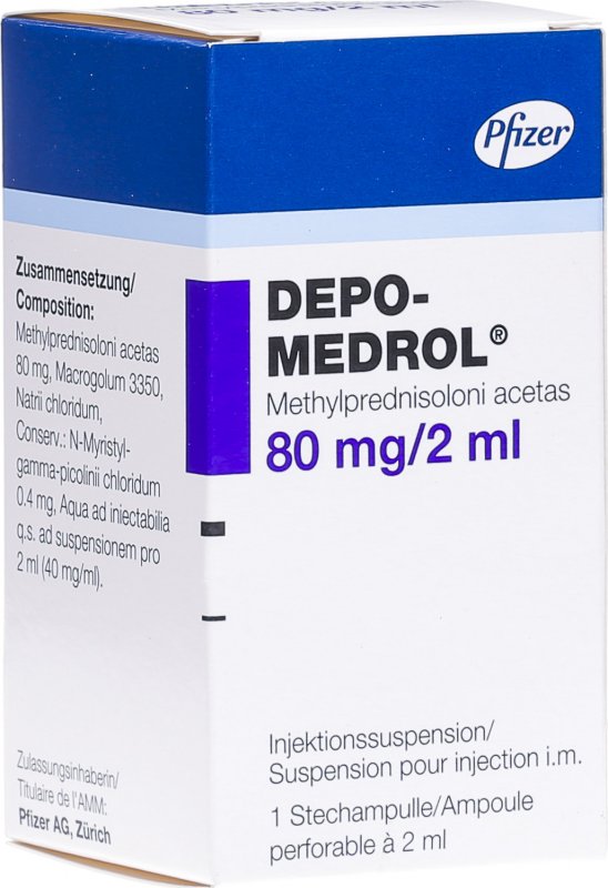 DEPO-MEDROL susp inj 80 mg/2ml flac 2 ml