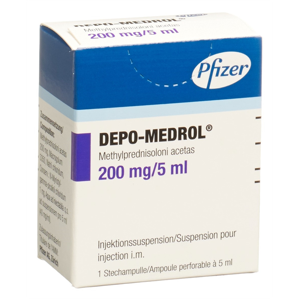 DEPO-MEDROL susp inj 200 mg/5ml flac 5 ml