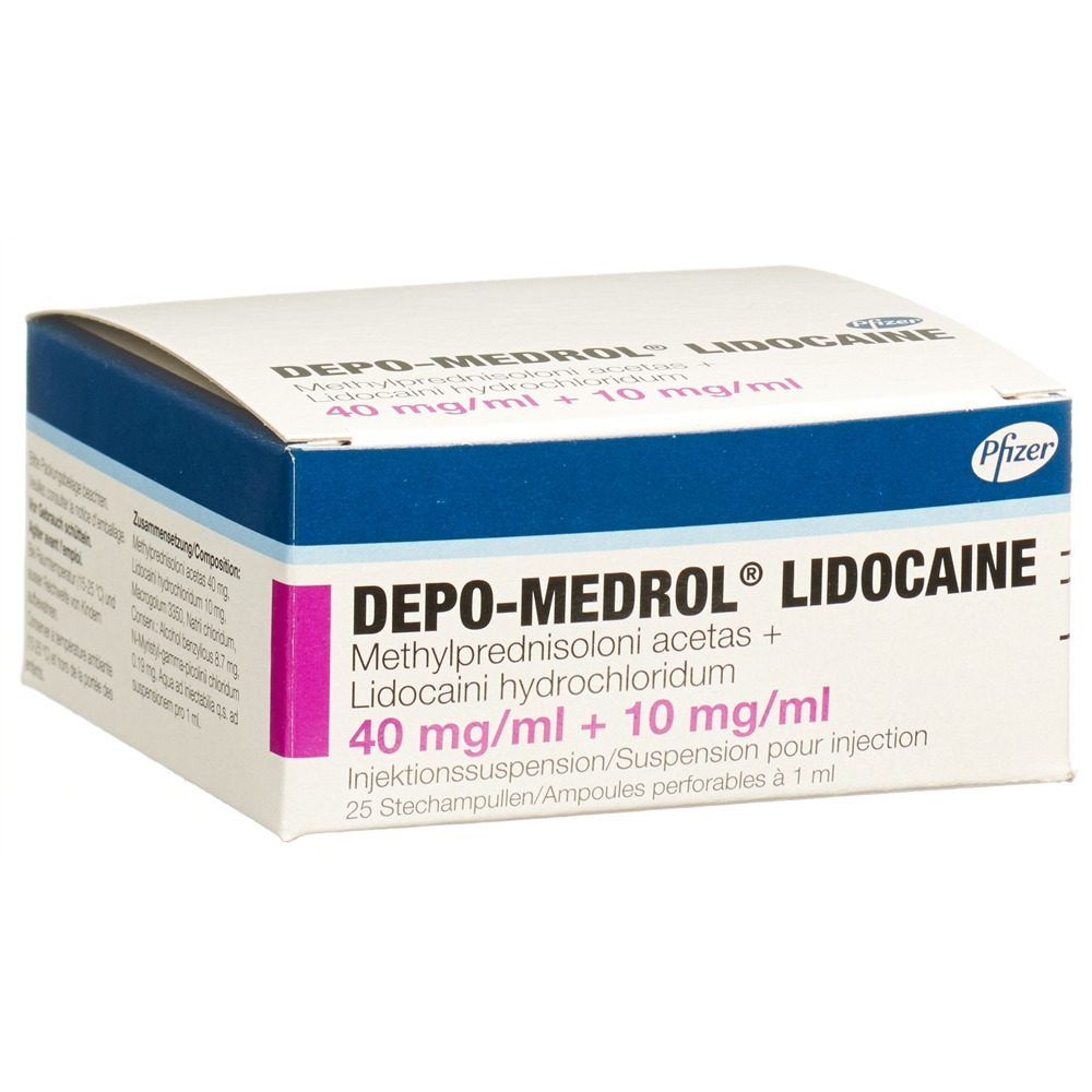 DEPO-MEDROL susp inj 40 mg/ml 25 flac 1 ml