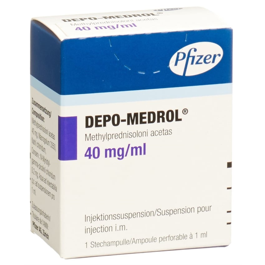 DEPO-MEDROL susp inj 40 mg/ml 25 flac 1 ml