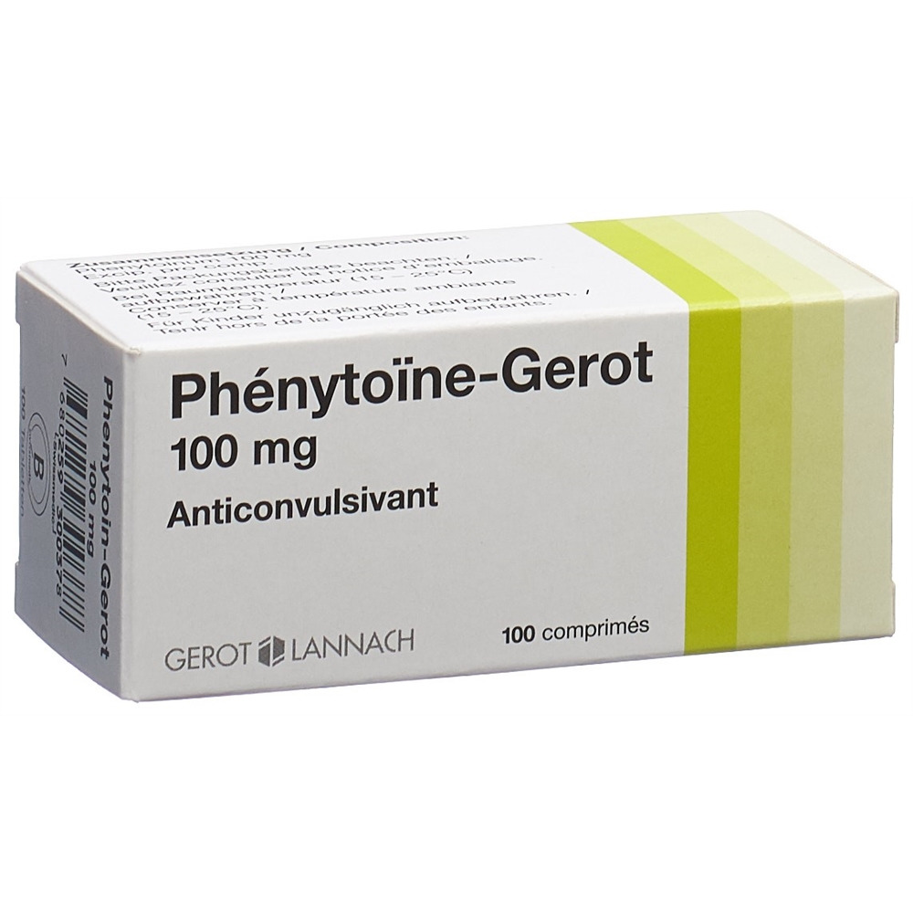 PHENYTOÏNE GEROT cpr 100 mg 100 pce