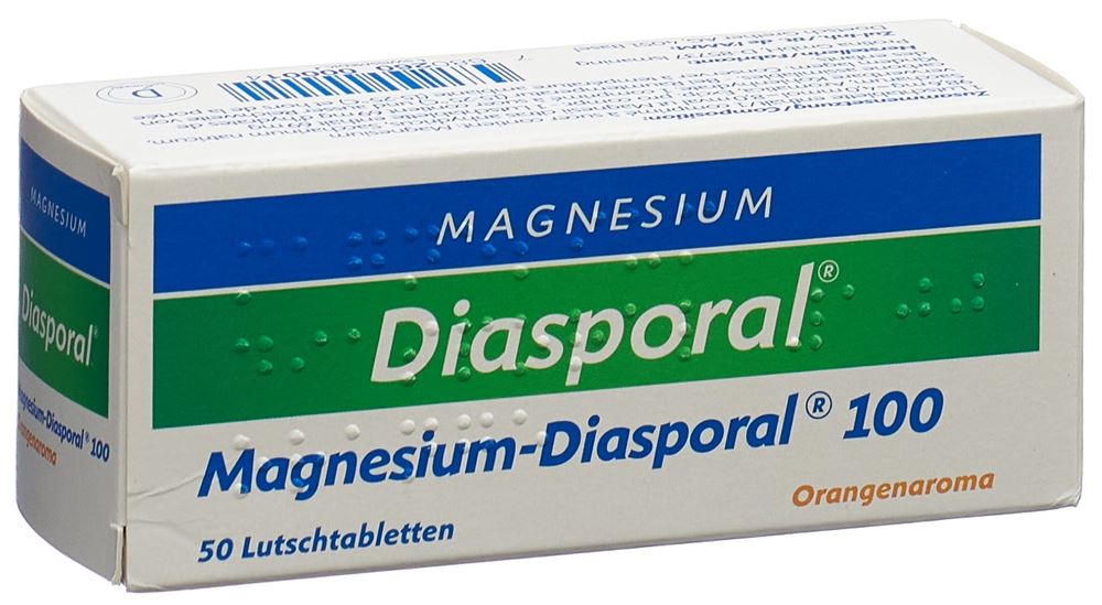 MAGNESIUM DIASPORAL cpr sucer 100 mg 50 pce