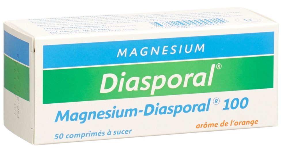 MAGNESIUM DIASPORAL cpr sucer 100 mg 50 pce