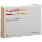 GLUCOPHAGE cpr pell 500 mg 50 pce