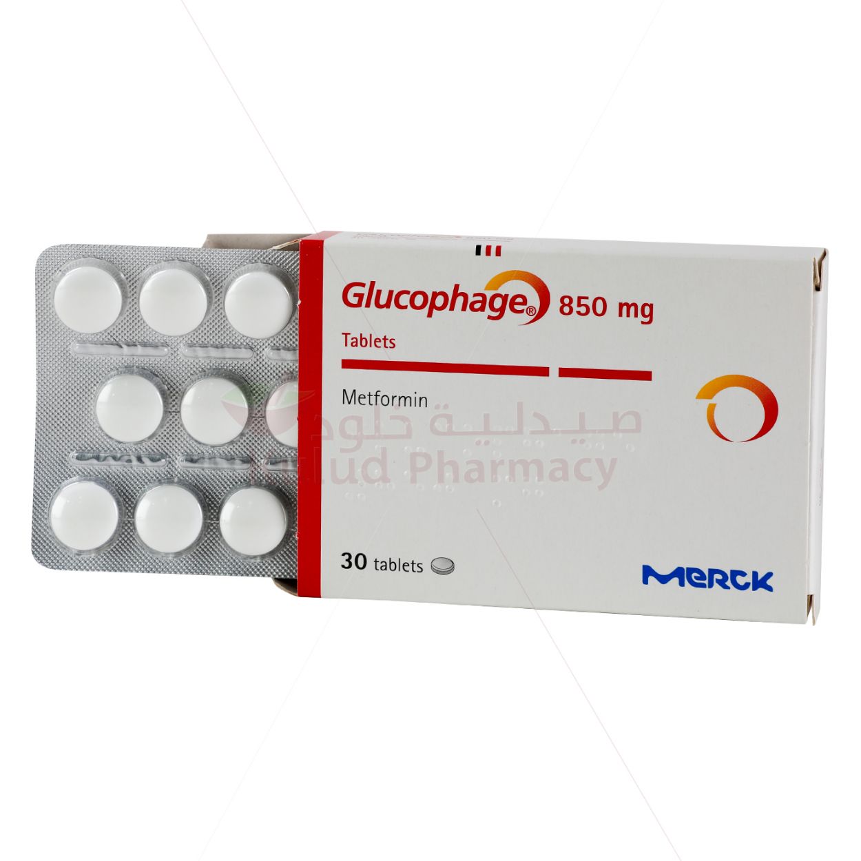 GLUCOPHAGE cpr pell 850 mg 30 pce