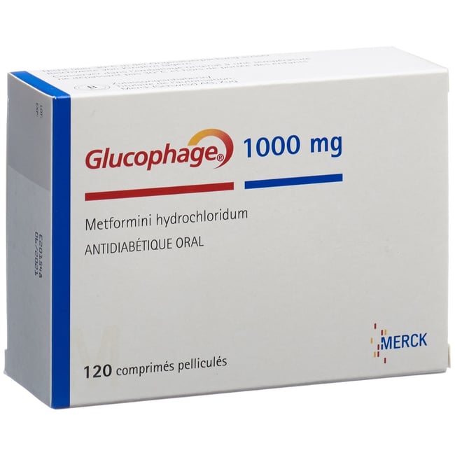 GLUCOPHAGE cpr pell 1000 mg 60 pce