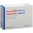 GLUCOPHAGE cpr pell 1000 mg 120 pce