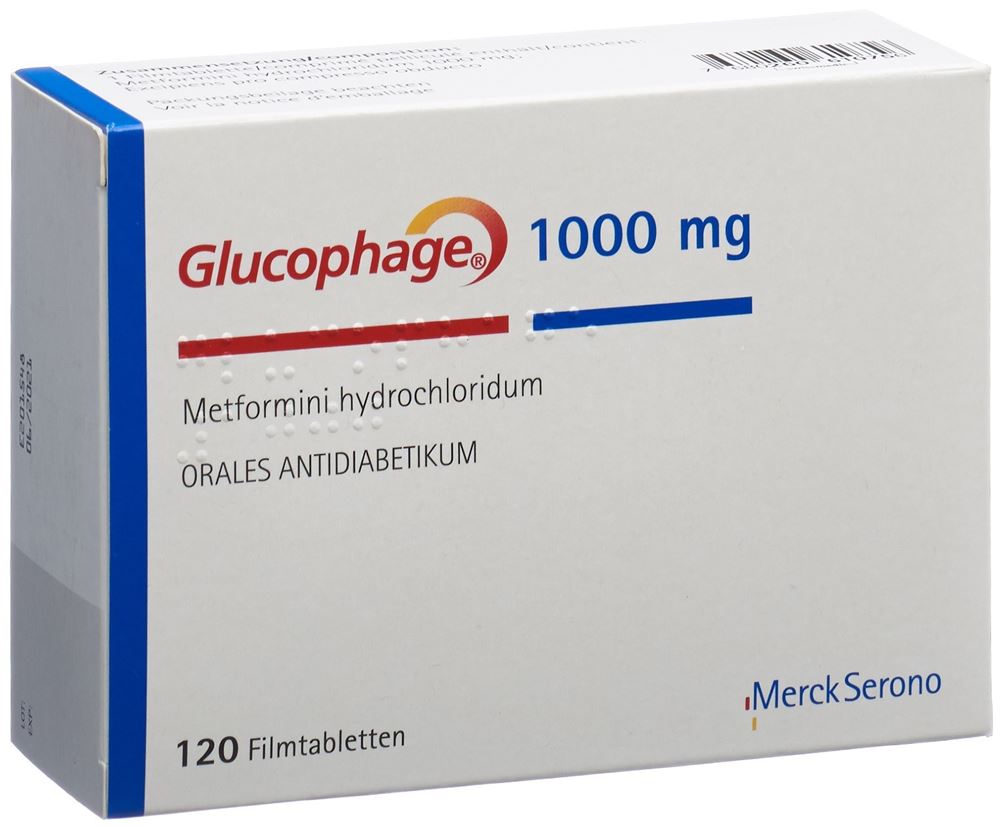 Glucophage 1000, Filmtabletten