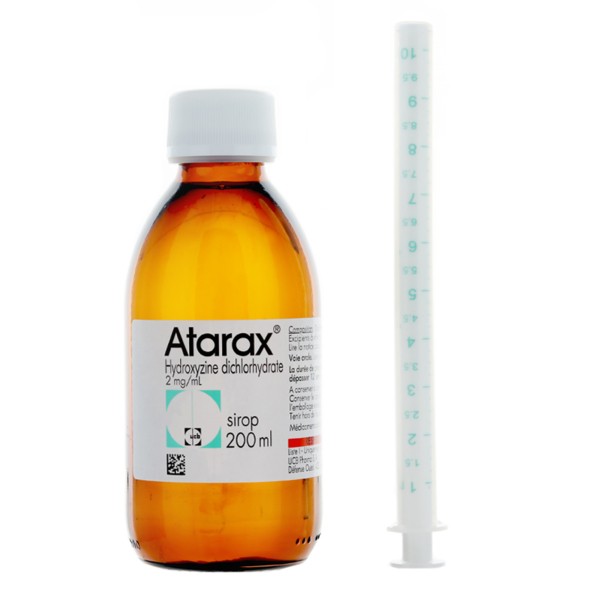 ATARAX sirop 2 mg/ml fl 200 ml