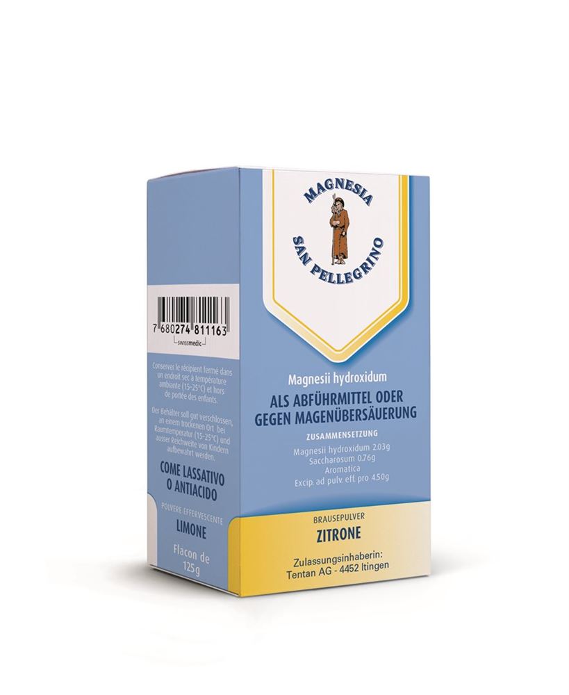 MAGNESIA S PELLEGRIN pdr eff citr 125 g