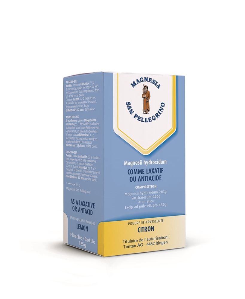 MAGNESIA S PELLEGRIN pdr eff citr 125 g