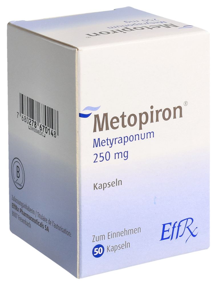 METOPIRONE capsules 250 mg bte 50 pce
