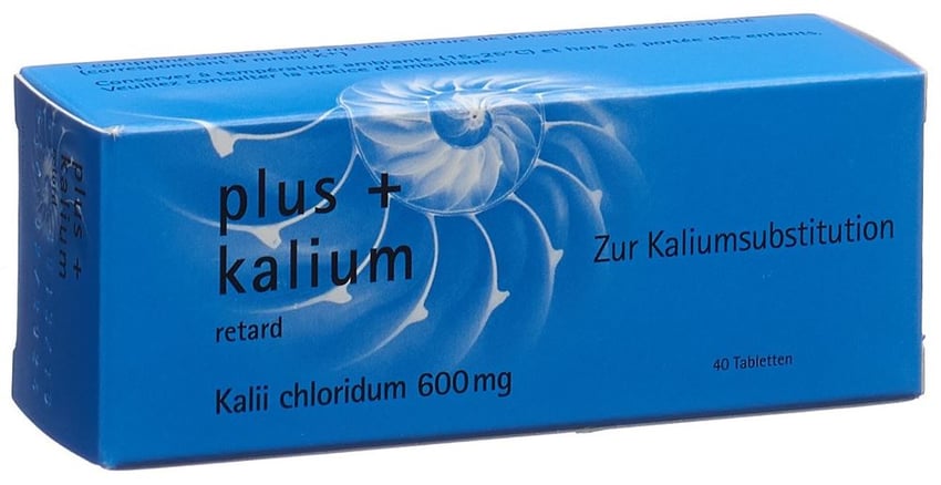 PLUS KALIUM retard cpr ret 600 mg 40 pce