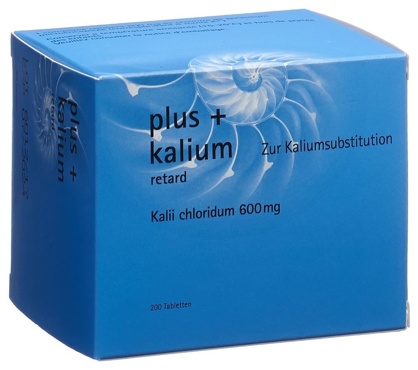 PLUS KALIUM retard cpr ret 600 mg 200 pce