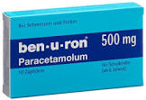 BEN-U-RON supp 500 mg enf 10 pce