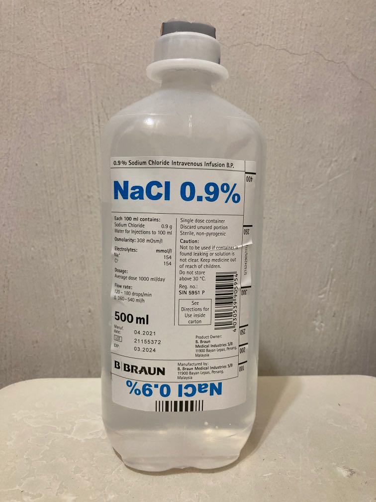 NACL Braun 0.9 % 500ml Ecofl pl 10 pce