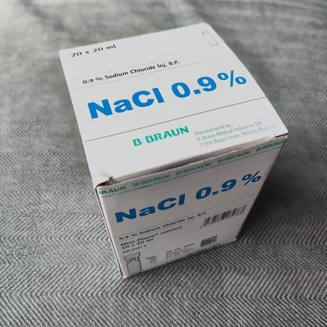 NACL Braun sol vectr 0.9 % 50ml flac 20 pce