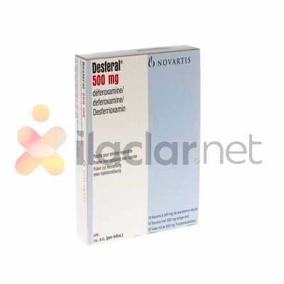 DESFERAL subst sèche 500 mg flac 10 pce