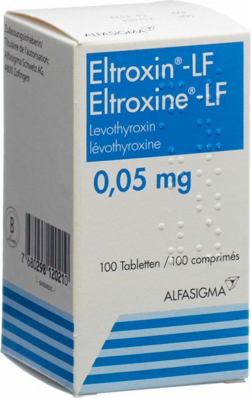 ELTROXINE LF cpr 0.05 mg bte 100 pce