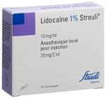 Lidocaïne Streuli Ampoules 20mg/ml, 10x2ml