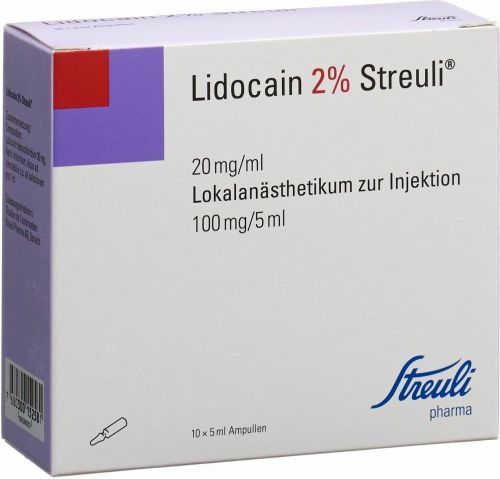 Lidocaïne Streuli Ampoules 10mg/ml, 10x5ml