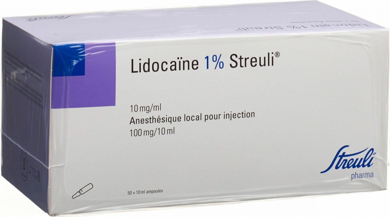 Lidocaïne Streuli Flacons 10mg/ml, 1x50ml