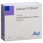 Lidocaïne Streuli Ampoules 20mg/ml, 50x5ml
