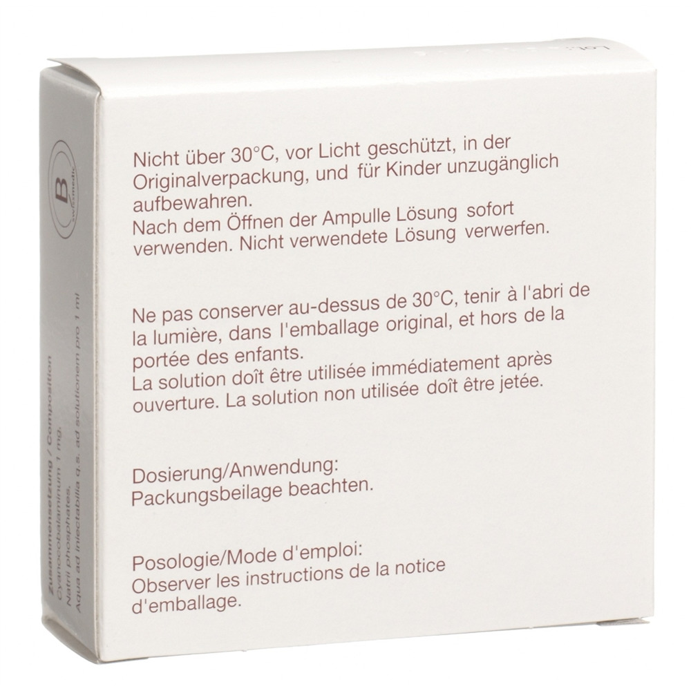 Vitamin B12 Amino, Injektionslösung