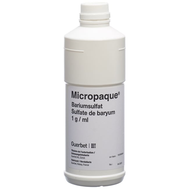 MICROPAQUE susp fl 500 ml