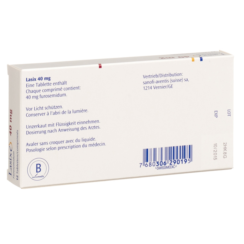 LASIX cpr 40 mg 12 pce