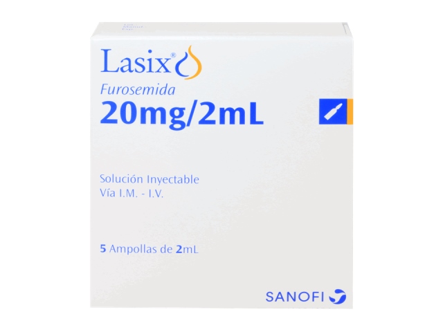LASIX sol inj 20 mg/2ml 5 amp 2 ml