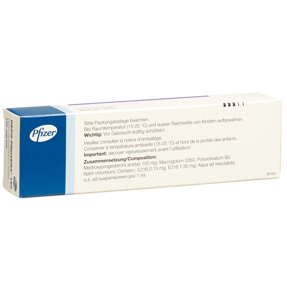 DEPO PROVERA susp inj 150mg/ml ser pré-remplie 1ml