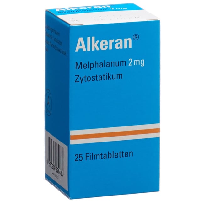 ALKERAN cpr pell 2 mg fl 25 pce